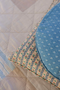 vintage textile pillow