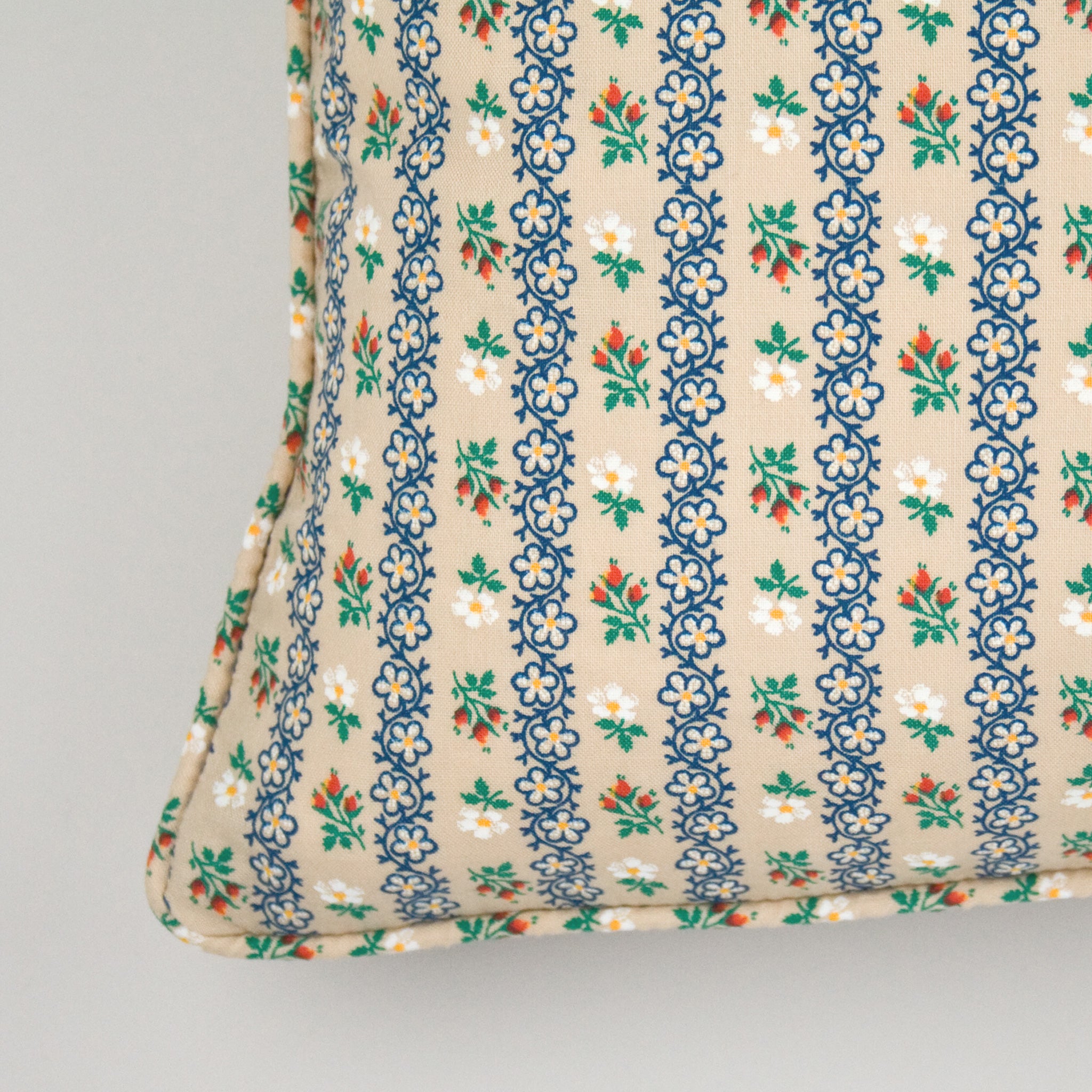 vintage textile pillow